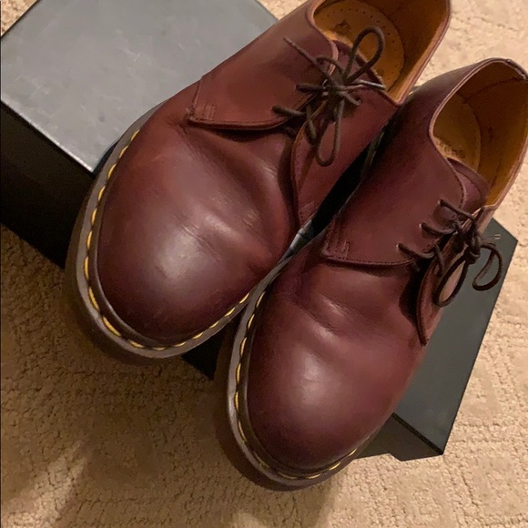 Dr. Martens Burgundy Oxfords - Picture 15 of 16